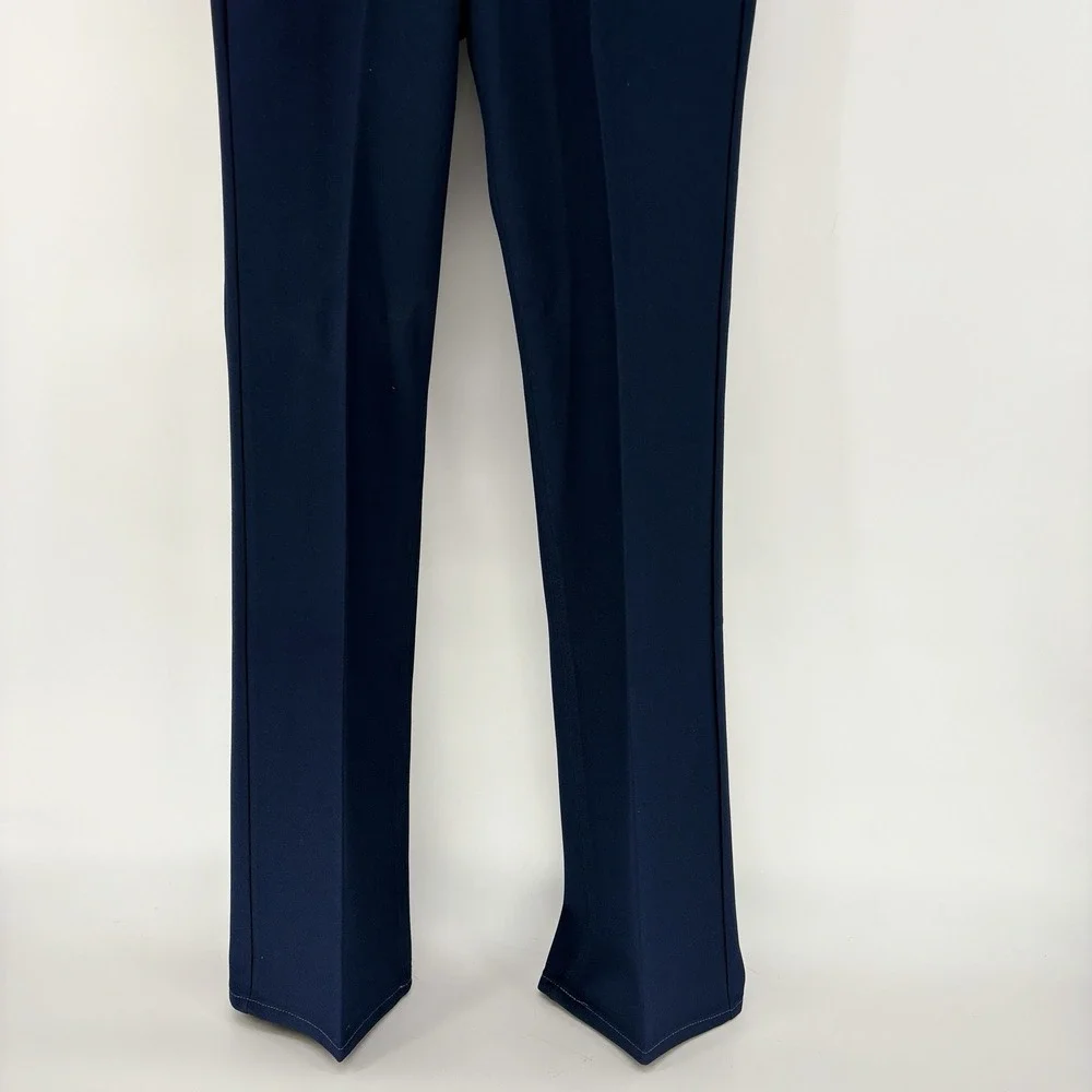 New VTG 70s Levis Saddle Man Jeans Western‎ Cowboy Polyester Pleated Pants 30X34